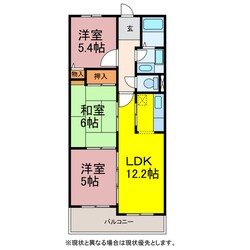 ダイアパレス羽根井の物件間取画像